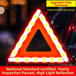 LUKSEN | Reflective Warning Sign For Emergency Stop