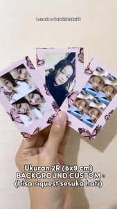 CETAK FOTO UKURAN 2R 25 FOTO BACKGROUND CUSTOM TERLARIS DAN TERMURAH PROSES 1 HARI BISA COD
