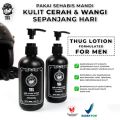 Thug Hand & Body Lotion for Men 200ml Niacinamide Vitamin E Aloe Vera Mencerahkan dan Melembutkan Kulit Pria. 