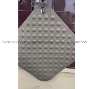 TANGEFLO Keset Karet Kamar Mandi Anti Slip Dengan Cup Penghisap 50x50cm WEO IK4249