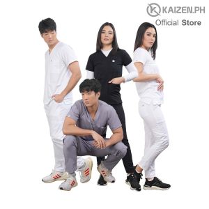Scrub Suit 2nd Gen KSS2G-12 T-Stitch Design 3-pocket Top 6-pocket Regular Pants Series