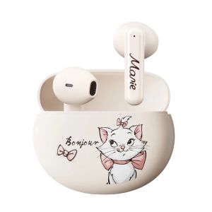 Disney หูฟังบลูทูธ 5.4 ไร้สายการ์ตูนไฮไฟสเตอริโอชุดหูฟังลดเสียงรบกวนหูฟังสําหรับของขวัญเด็กน่ารัก QS-T19