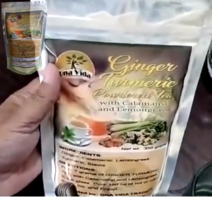 Buy 1 Take 1 Ginger Turmeric | Una Vida Ginger Turmeric 350g X 2 | Salabat Luyang Dilaw | Turmeric Tea | Salabat Herbal Tea | Pure Turmeric Powder Sugar-free and Organic | sugar-free drinks that uses stevia as sweetener | lower bad cholesterol | Turmeric