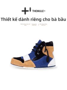 Pregnant-friendly Chunky Bootie Strap Buckle Big Toe
