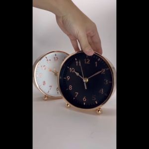 2A Table Desk Clock Modern Aesthetic 6” for Home & Room Decor (AP9984)