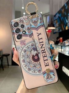 Samsung A53 5G Silicone Phone Case with Wristband Full Edge Protection Matte Finish Cartoon Design Eco Friendly Durable Cover