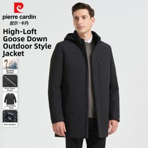 Pierre Cardin | Three-proof Mens Winter Hooded Padded Down Jacket