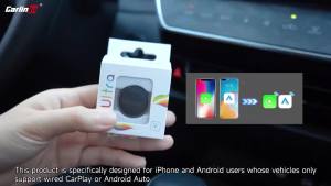 Carlinkit Mini Ultra 3 Wired to Wireless Carplay Adapter Android Auto Box OTA Upgrade Seamless Connection for OEM Car Dual Mode