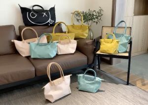 100% original authentic longchamp official store Cognac Nylon Bag L1899 large / L2605 / L1621 medium lotus root pink Tote Bags long champ bags Backpack Purse Pink Balenciaga Handbag Pink - Lazada