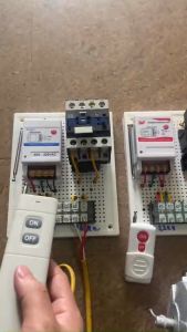 Điều khiển từ xa máy bơm nước máy rửa xe 1 pha 220V 3 pha 380V 1000m