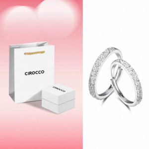 cco | Adjustable Opening Couples Silver Rings