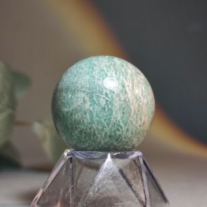 บลู อมาโซไนท์ ลูกกลม🔸Blue Amazonite sphere