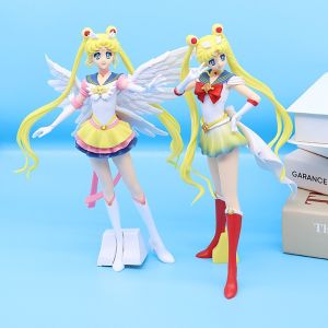 Bandai | 1 Piece Anime Sailor Moon Action Figure Model Gifts Collectible Figurines for Kids 23cm