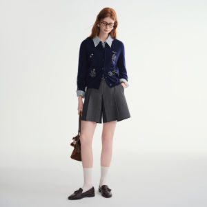 DUSHU | Pet Party Embroidery Wool Sweater
