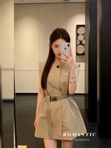 NIUVIES | Sleeveless High Waist Dress