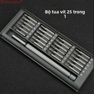 Bộ Tua Vít Từ Tính 25 Trong 1 Đầu Vặn Lục Giác Torx Bộ Dụng Cụ Cầm Tay Dùng Sửa Chữa Điện Tử Tương Thích Với iPhone PC Đồng Hồ Máy Ảnh Kính.