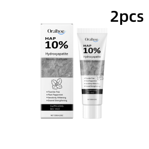 oralhoe | Oralhoe Hydroxyapatite Toothpaste 10% Hap Fresh Breath Oral Care Strengthening Enamel Repair for Teeth Whitening Toothpaste 120g