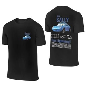52TOYS | 2026 New Summer Couples Matching McQueen&Sally Cotton Pajama Set T Shirt Pants Family Sleepwear Adults Kids Outfit Kit Tops