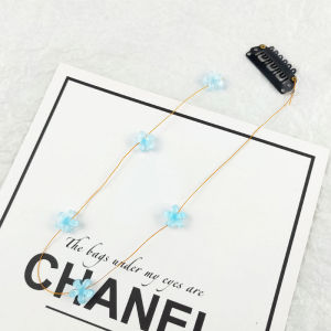 คลิปผมรูปหัวใจลูกปัดประดับดอกไม้สไตล์หวาน เครื่องประดับผมสไตล์เกาหลีสำหรับผู้หญิง เครื่องประดับผมแบบใหม่ที่ไม่เป็นทางการ