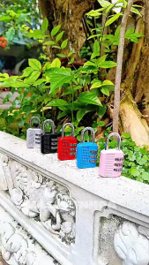 Ổ Khóa Inox 3 Vòng Số Chống Rỉ Sét Dài 5.3Cm Tiện Lợi