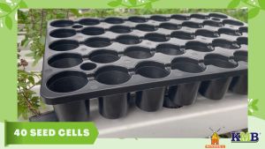 40 Holes Seedling & Grow Starter Tray for Seed Germination Farm Greenhouse Seed 40 holes seedling tray plant box Seed Germination Tray [tray only]