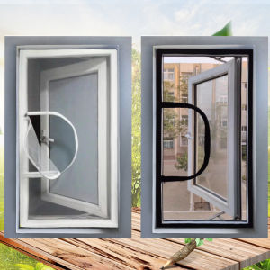 Velcro screen window Self-adhesive zipper Easy Mosquito screens DIY simpleDoor and window screen Custom