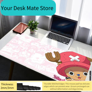Bandai | Mouse Pad Computer Gamer PC Accessories Mousepad Rubber Non Slip Desk Mat Laptop Gamer One Piece Tony Tony Chopper Keyboard Pad