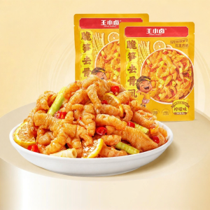 WANG XIAOLU | Individually Packaged Crispy Bamboo Shoot Deboned Chicken Feet Snack 80g