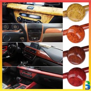 6D GLOSSY WOOD STICKER Wrapping Film Tinted Sticker Kertas Corak Kayu Tint Wood Design