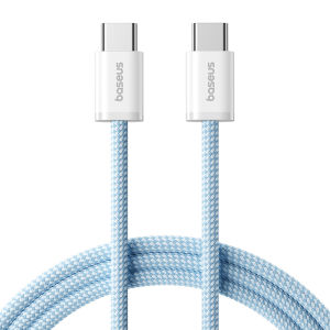 BASEUS | Cáp Sạc Nhanh Baseus 100W Type C To USB C 5A Dành Cho iPhone 15 MacBook iPad Samsung Xiaomi - Chất Liệu Bện