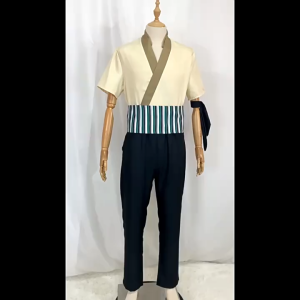 One Piece Roronoa Zoro Early Version Cosplay Costume Full Set For Kids & Adult Multiple Sizes