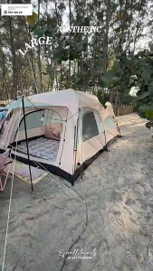 Herder 6-8-14 Person Tent Camping tent large tent two bedrooms one living room super large space