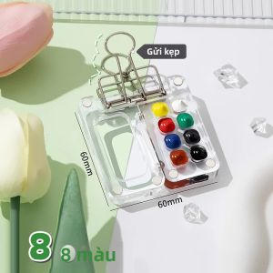 Bộ Bảng Màu Nước Du Lịch Mini - Bộ Dụng Cụ Vẽ Tranh Bỏ Túi Dành Cho Họa Sĩ Và Sinh Viên Của NC