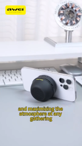 Awei KA53 Mini Wireless Speaker Magnetic Speaker Portable Mini Speaker Outdoor Speaker Bluetooth Speaker Awei Speaker