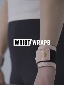 WELSTORE FITTERGEAR WRIST WRAPS (HEROINE POWER) สายรัดข้อมือยกน้ำหนัก สีชมพู สำหรับผู้หญิง พยุงข้อมือ ยกน้ำหนัก