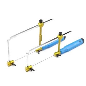 Adjustable Mini Hand Saw U Type Jewelers Saw Saw Bow for Jewelry DIY Tools Woodwork Craft Tools Hand Tools Set Saw Blade