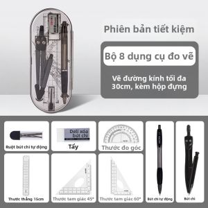 deli | Bộ Dụng Cụ Vẽ Đa Năng Học Sinh 8 Món