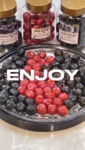 Plum Fruit 250G Canned Sweet and Sour Delicious Healthy Snack (Dried Cherry/Blueberry/Black Currant/Prune) Flavor