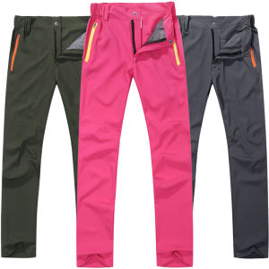 Quick Dry Outdoor Pants Mens Thin Climbing Trousers Womens Breathable Elastic Quick Dry Pants Solid Color Hiking Mountain Pants Sports Pants