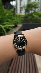 Daniel Klein Women Analog Black Leather Watch DK.1.13822