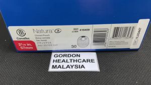 416409 - Convatec Natura Closed End Opaque Pouch 57MM with Filter  30s Natura+ Close ostomy piece
