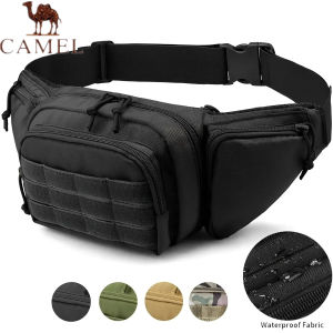 Camel Mobile Phone Nylon Bag Multifunctional Tactical Waist Bag Mens High Capacity Sports Bag