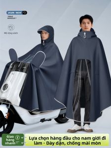 QUANYAN | Áo Mưa Chống Thấm Dành Cho Xe Tự Hành và Xe Máy Kích Cỡ Lớn