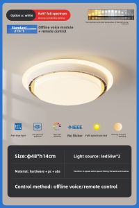 SUOYAN | Leafless Vision Protective Smart Ceiling Fan Light