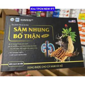 SÂM NHUNG BỔ THẬN New-Hỗ Trợ Giúp Bổ ThậnTráng DươngTăng Cường Sinh Lý Nam Giới(h/2lọ/60v)