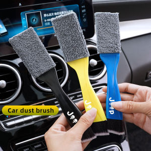 Jeep | 2 In 1 Car Dust Tool Cleaning Brush Accessories Interior For Jeep Wrangler Rubicon Renegade Compass Grand Cherokee Patriot JK