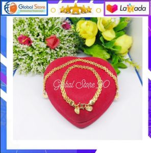 Gelang Rantai HOLU Titanium Gold Perhiasan Fashion Terbaru Anti Luntur