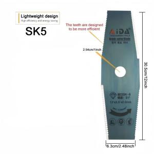 1Pc 12inch Serrated Blue Steel Knife Mounting Hole 1inch with 6-Piece/9-Piece Accessories Lightweight Design Is More Labor-Saving and Convenient Suitable For: Shrub Trimming/Garden Weeding/Dwn Care Ideal Garden Pruning Tool