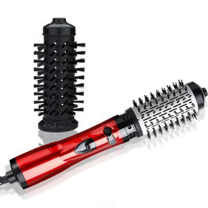 Multi-Functional 2 In 1 Hot Air Brush Automatic Hair Curler Straightener Rotating Volumizer Curling Iron Hot Volumizing Comb