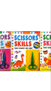 Tasty Foods Scissors Skills Activity Book for Kids Age 4 - 7 years | With Child- Safe Scissors Games and Mask